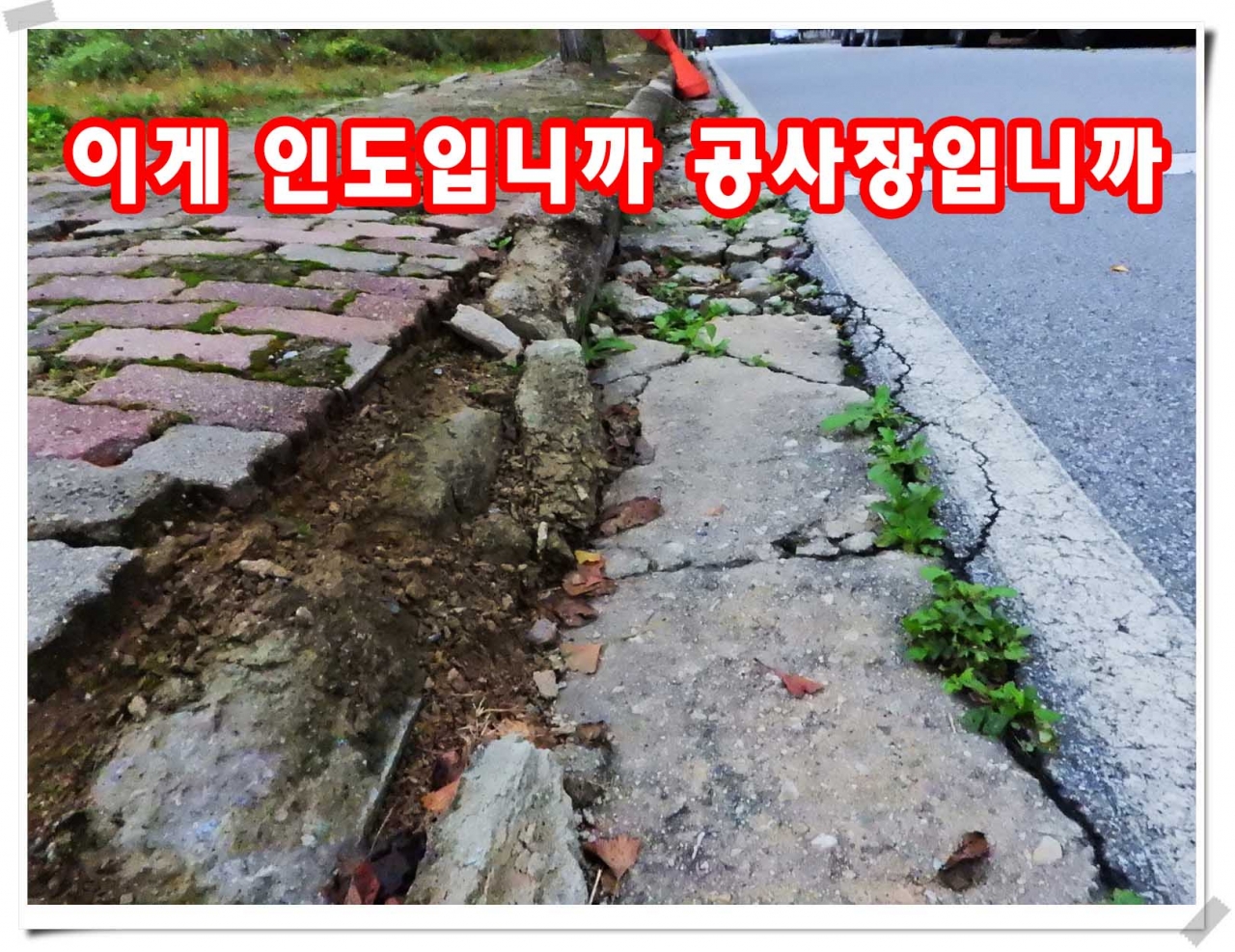 다른세상의 도로현황