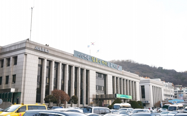 김포시청 옆면 사진