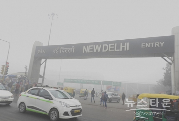 인도 수도 델리, 침묵의살린자 스모그(smog)가 도시와 도시민을 질식시키고 있다./사진 : 위키피디아