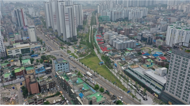 수인선 도시바람길 숲 사진