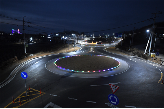 회전교차로 사진