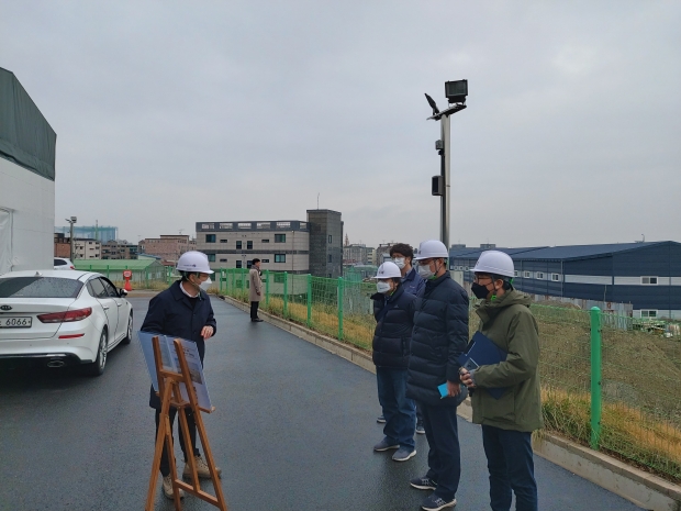 취약건축물 안전점검 실시 모습