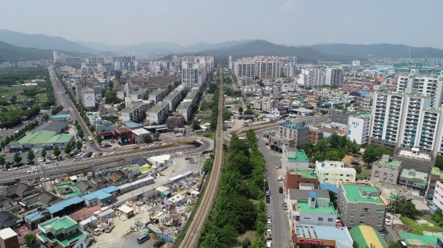 경주시가 산림청 주관사업인 ‘도시바람길숲 조성사업’에 선정된 가운데, 대상 지역인 동천~황성 폐선철도 예정부지