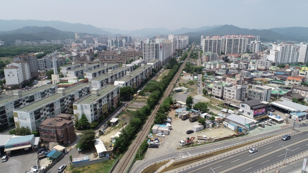경주시가 산림청 주관사업인 ‘도시바람길숲 조성사업’에 선정된 가운데, 대상 지역인 동천~황성 폐선철도 예정부지
