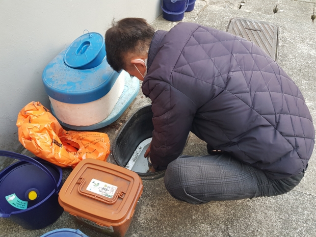경주시 기동복구반 활동 모습