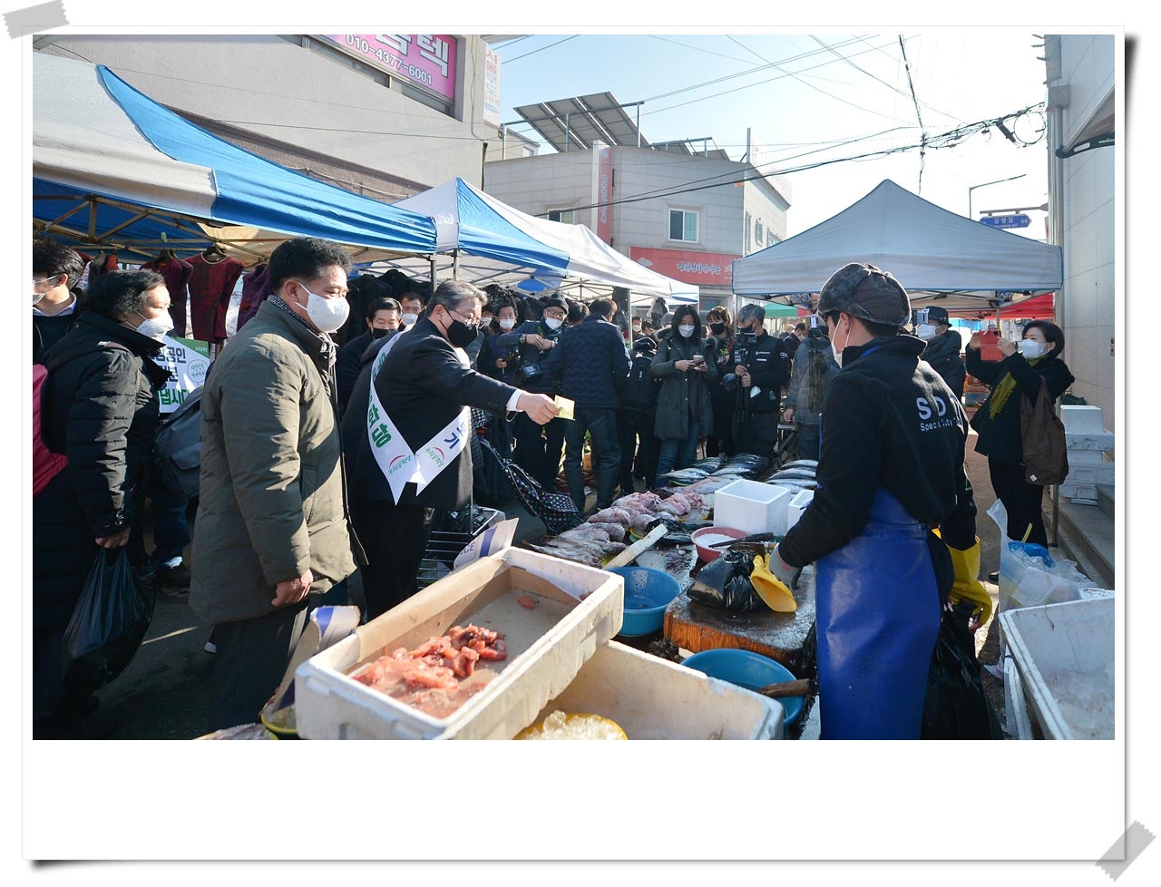 우리공화당 조원진대통령후보 전통시장 살리기 투어현장을 가다