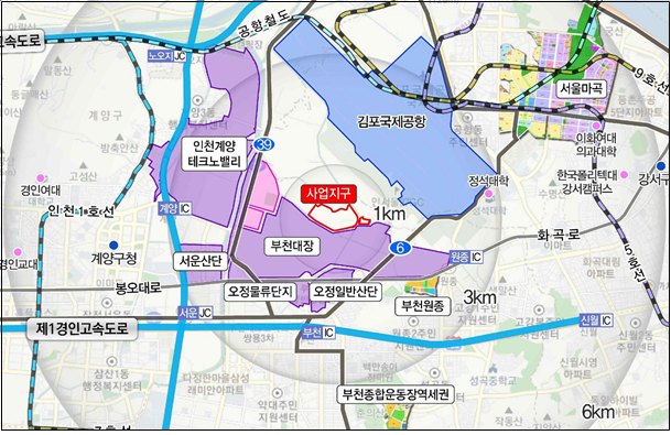 사업 위치도