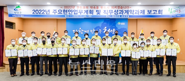 2022년 현안업무계획 및 직무성과계약과제 보고회