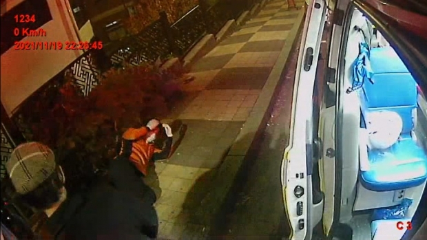 구급대원 폭행당한 후 쓰러지는 장면