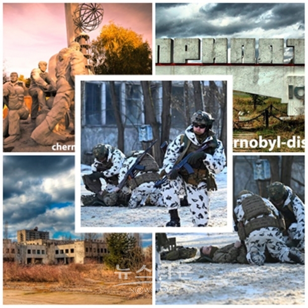 우크라이나군은 1986년 원자로 참사로 주민들이 대피한 이후 텅 빈 프리프야트의 버려진 거리와 아파트 블록이 이상적인 훈련장이 됐다. 겨울철 위장(winter camouflage)을 한 우크라이나 군대는 무장 공격자들을 건물에서 소탕하고, 박격포 사격을 목표로 삼았으며, 도시 상황에서 저격수를 공격했다고 로이터는 전했다.