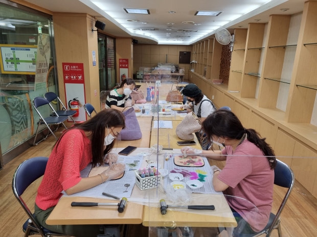 동구 샘터 운영 사진