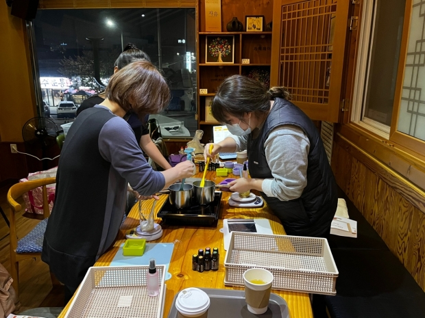 동구 샘터 운영 사진