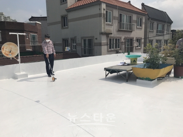 2021년 쿨루프 지원사업 현장