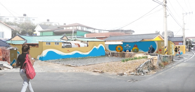 경주 읍천항 노후벽화 개선사업 완성도