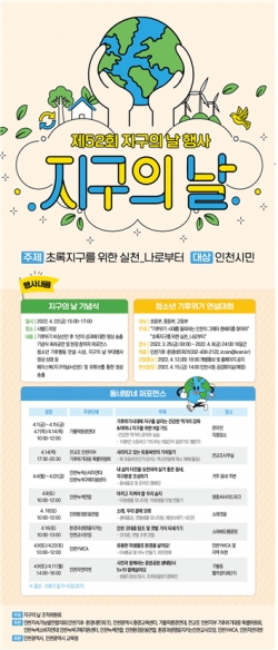 제52회 지구의 날 행사 홍보물