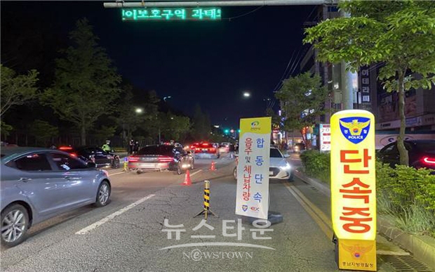 체납차량 및 음주단속