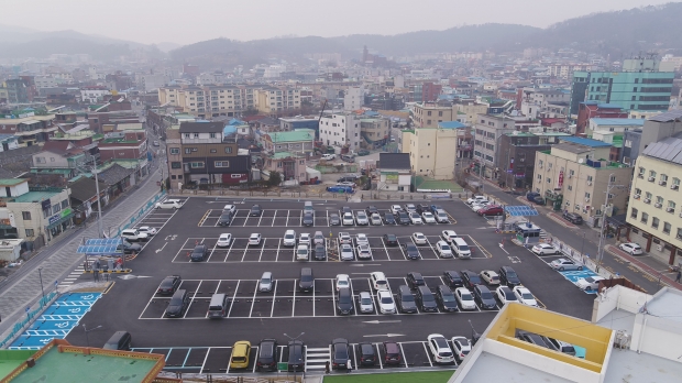 남문주차장 전경