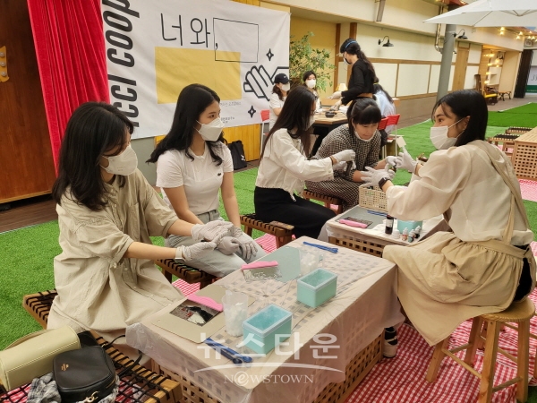 원데이클래스 무료 수강 모습