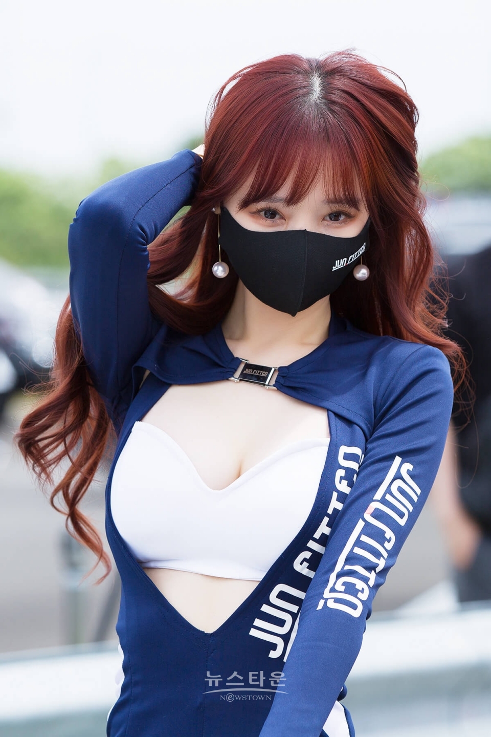 레이싱모델 연두