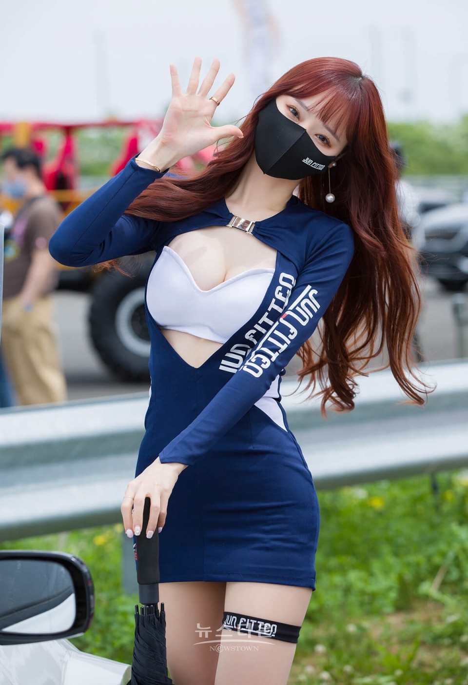 레이싱모델 연두