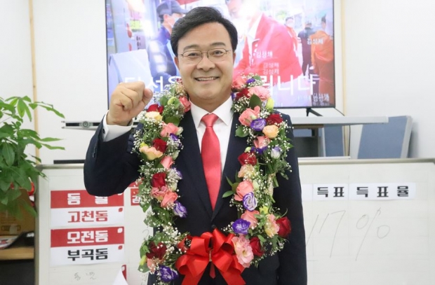 6 1 전국동시지방선거에서 의왕시장에 김성제 시장이 당선됐다.