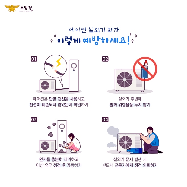 에어컨 화재 예방
