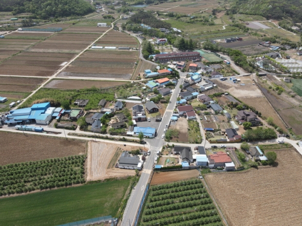 포항 기계면 봉좌마을 전경사진