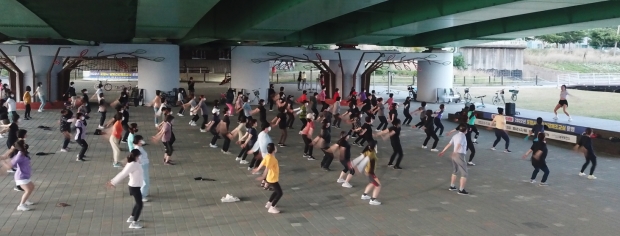 달빛건강체조교실 운영 모습
