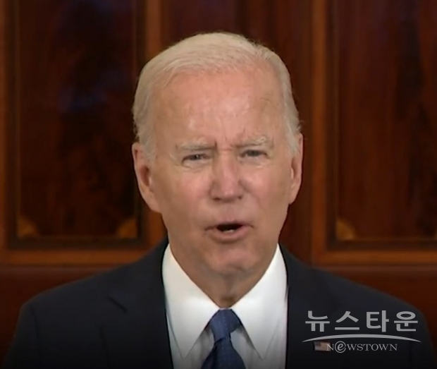 조 바이든 미국 대통령/ 독립기념일 연설에서 "자유가 국내외에서 공격을 받고 있다"며 '결속'을 촉구했다 / 사진 : 바이든 대통령 공식 트위터 캡처