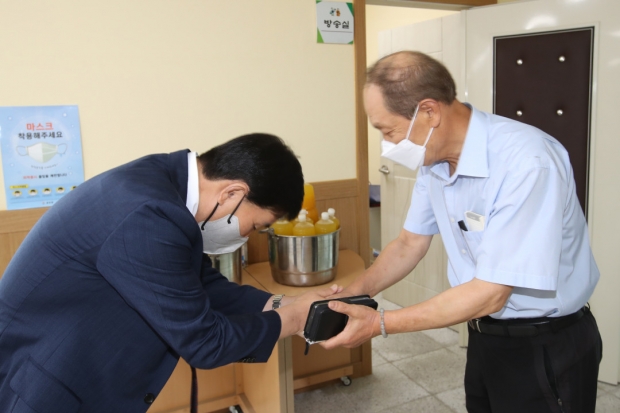 문경복옹진군수 취임인사회 북도면