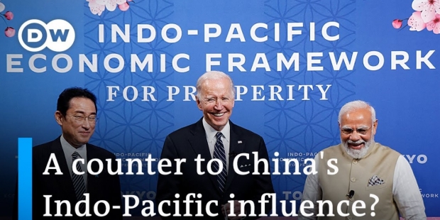 인도태평양 경제 프레임워크(IPEF) 지난 5월 도쿄 회의에서 발족  / 사진 : 뉴스사이트 DW  비디오 캡처