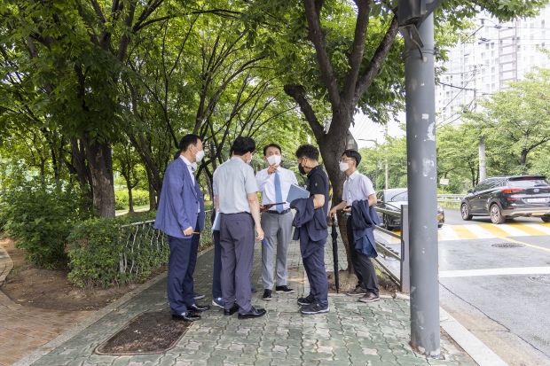 작전서운동 현장방문