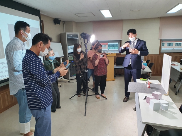가공상품 유통·마케팅 과정 사진촬영 실습 교육 사진