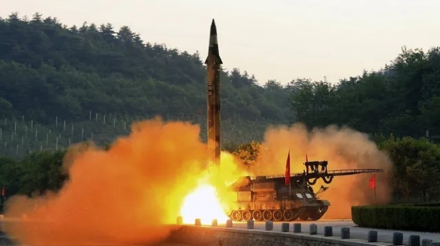 2017년 6월 8일 북한이 발사한 미사일 / 조선중앙통신 KCNA 유튜브