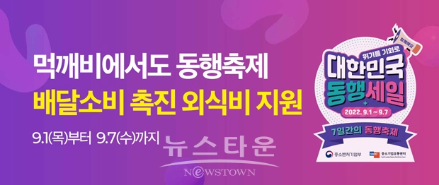 ‘먹깨비’ 9월 배달 소비 촉진 외식비 지원 이벤트