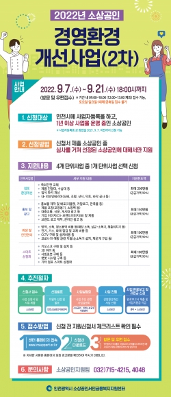 2차 경영환경개선사업 웹포스터