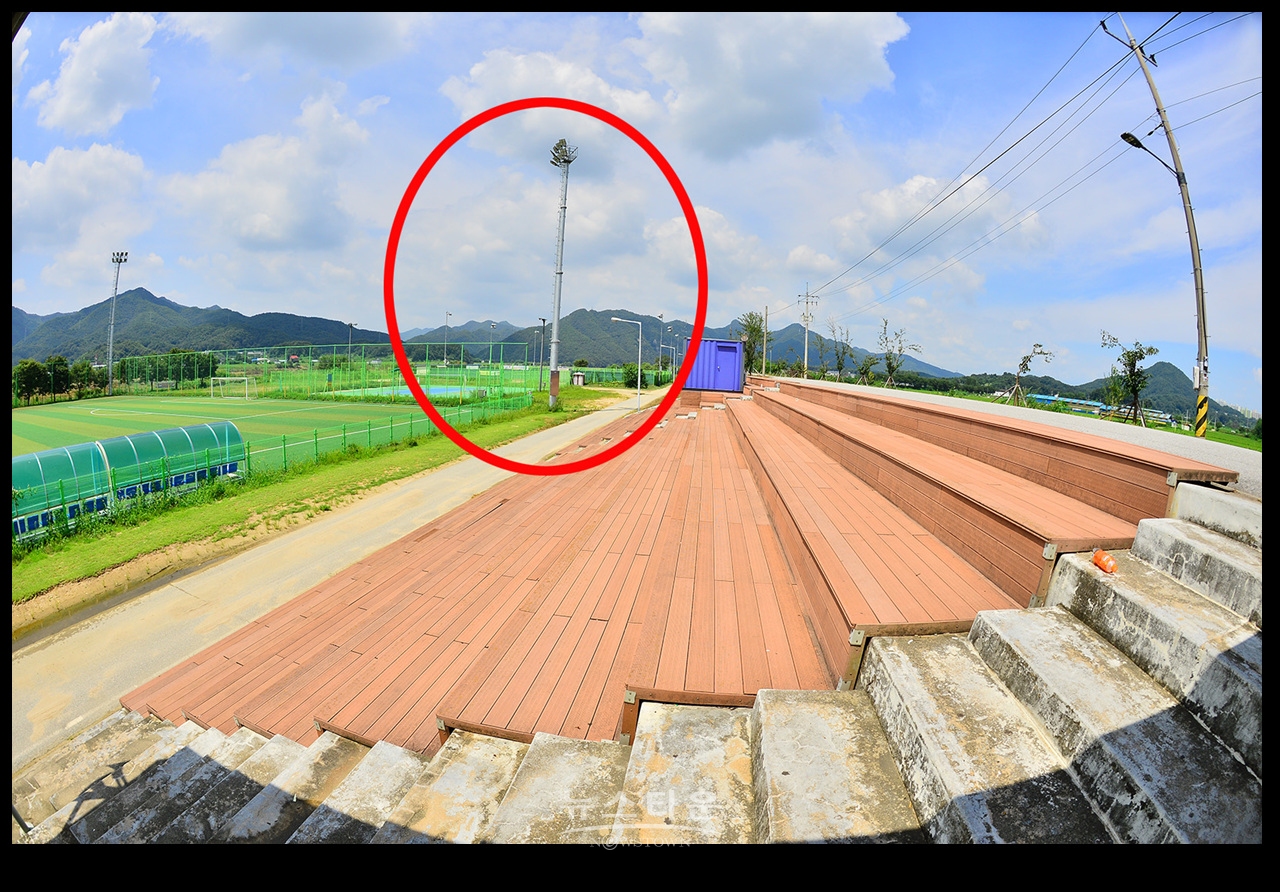 고수부지에 대형야간조명탑설치 불법인가? 적법한가