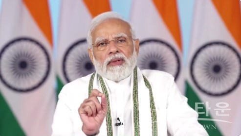 나렌드라 모디 인조 총리 / 사진 : 모디 공식 트위터 계정 캡처
