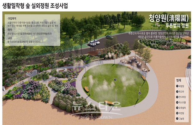 청양원 조감도