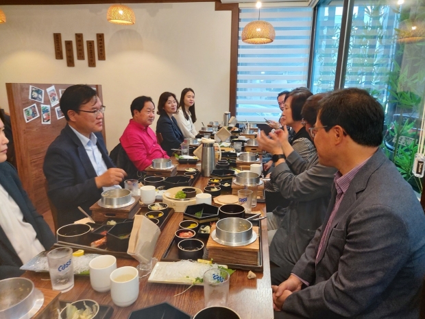 컨설턴트들과의 오찬에 참석한 주광덕 남양주시장