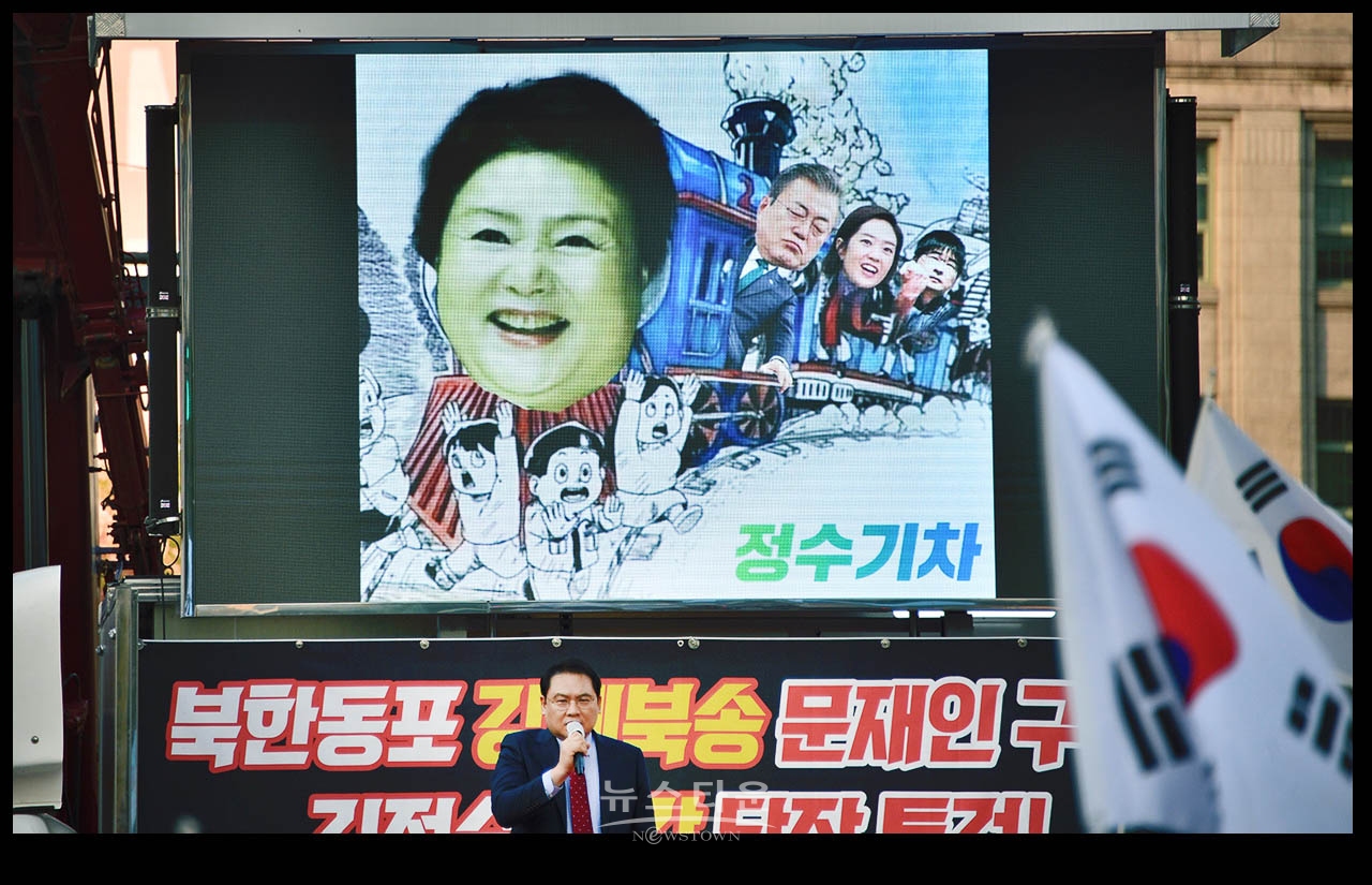 광화문을 완전 점령한 애국우파국민들