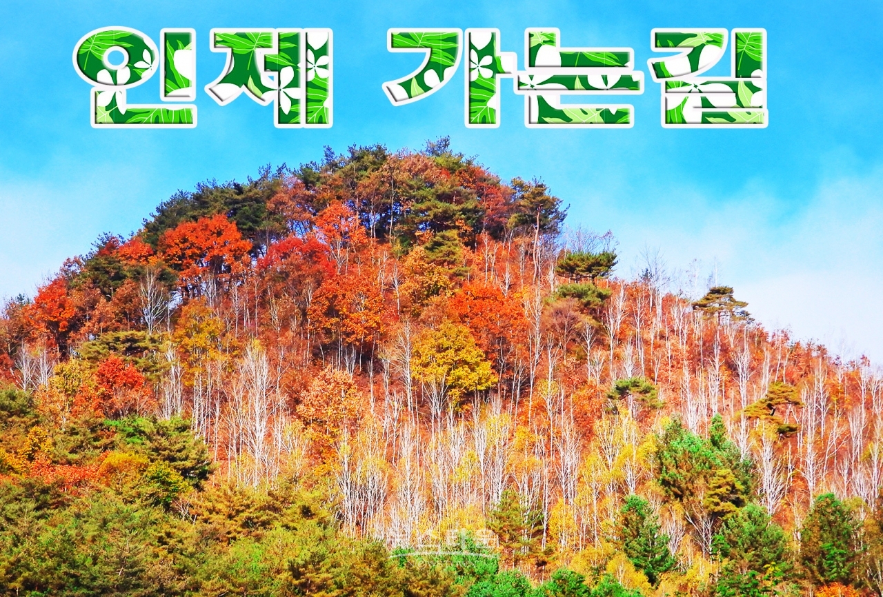 가을 어느날 인제가는길에