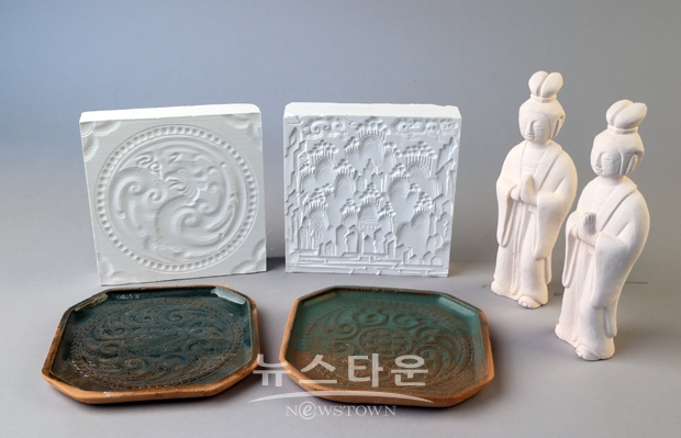 백제인물 소조상, 백제문늬벽돌, 창작품 만들기