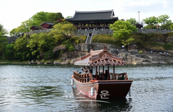 김시민호 봄철 운항 전경
