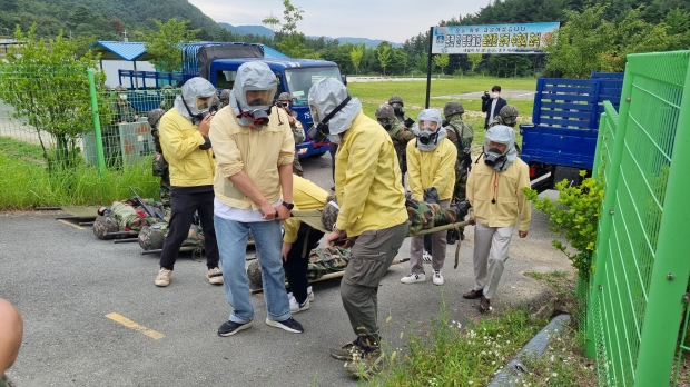 경주시가 재난안전특별교부세 10억원을 확보하는 성과를 이룬 가운데, 올해 을지연습 당시 모습.