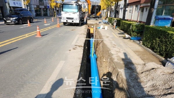 노후 상수관로 교체공사