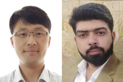 (왼쪽부터) 신동하 인하대학교 화학과 교수, 제 1저자 Dr. Navin K. Mogha 연구원