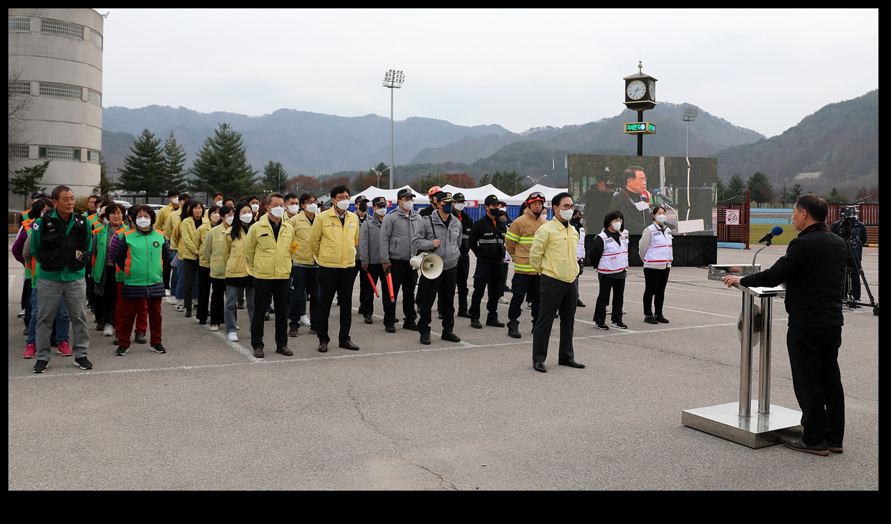 지난해 11월 진행한 훈련상황