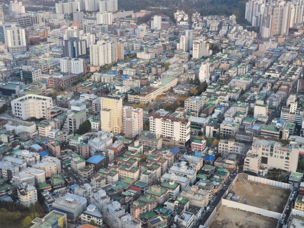 부천시 주택가 전경