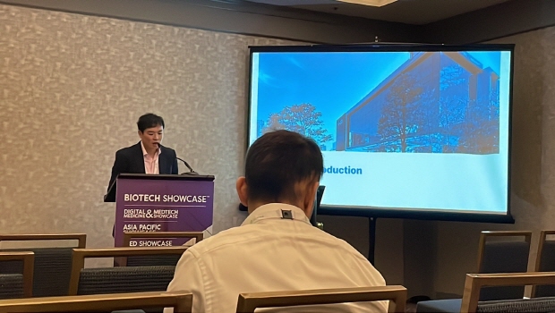 2023 Biotech showcase 발표, 에스씨엠생명과학 함동식 본부장